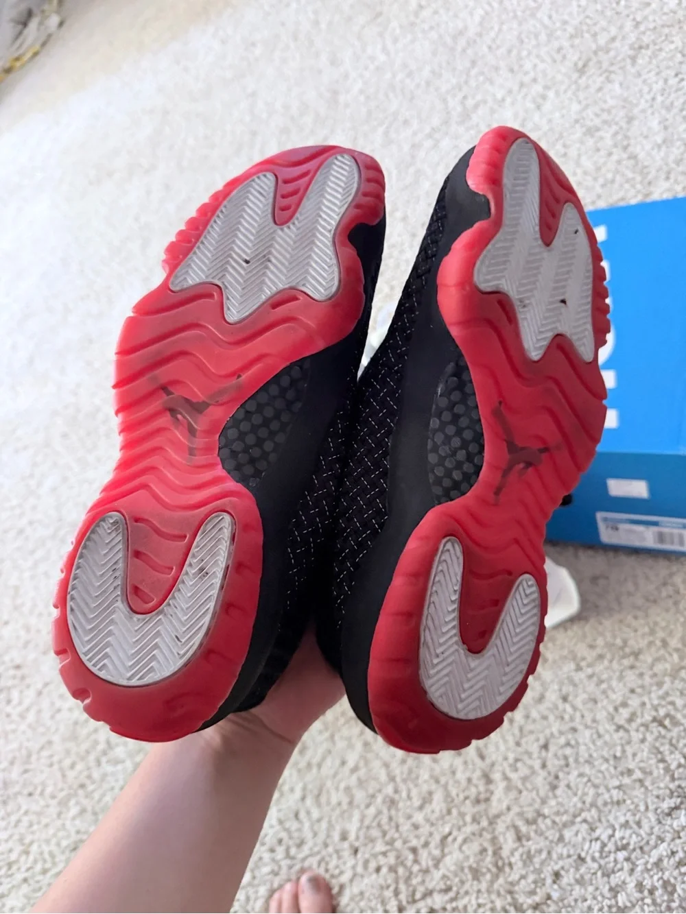 Jordan black and red future